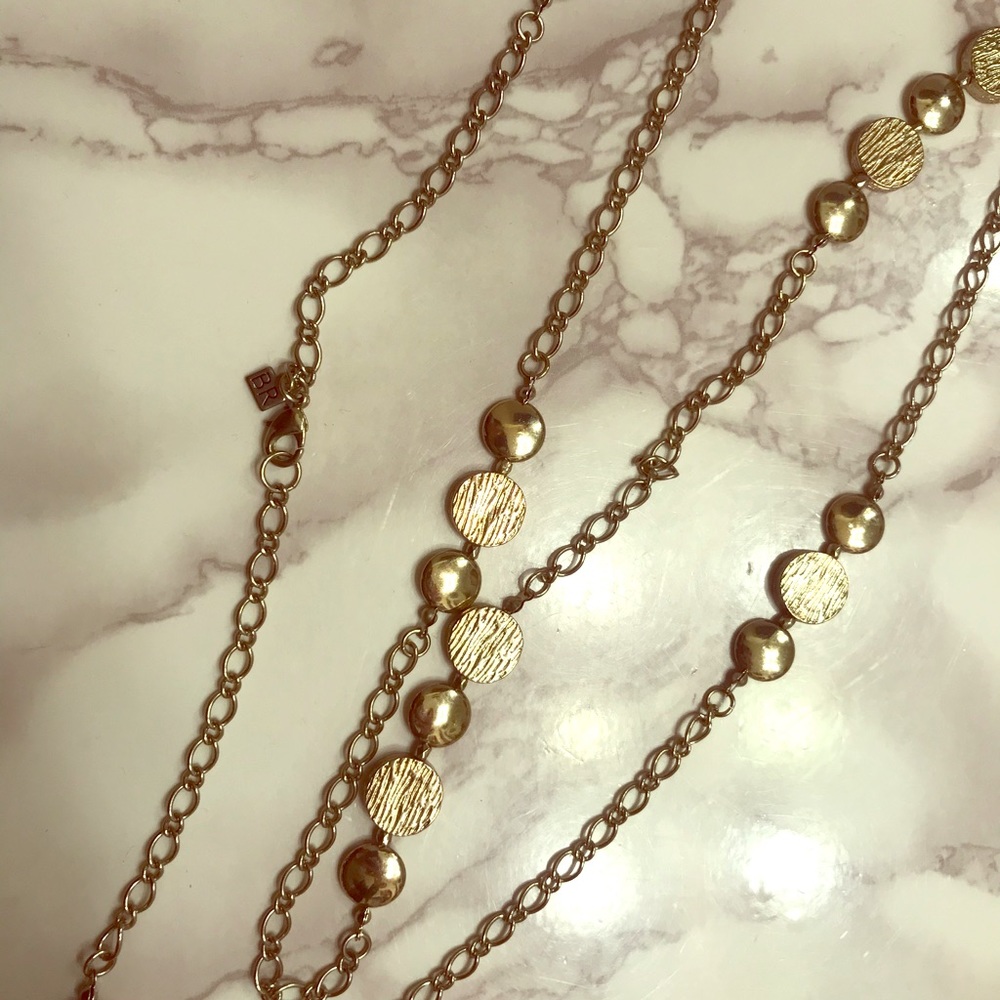 Banana Republic Gold Coin Necklace